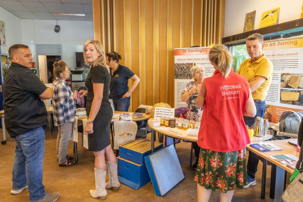 een sfeerimpressie van de welkom in de wijkdag 2025