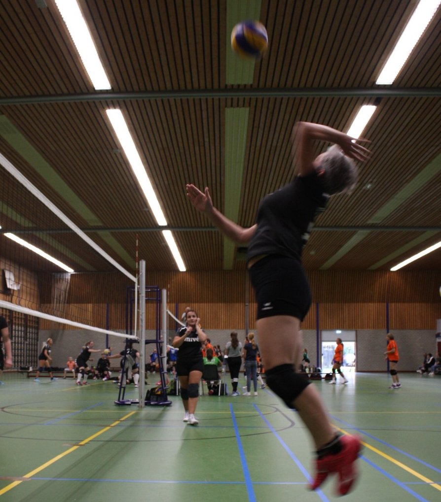speler van Ace'19 in actie
