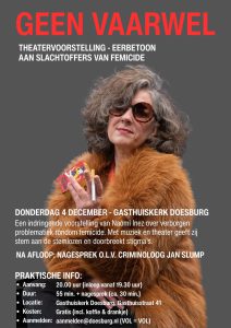 Samen werken aan veiligheid: aandacht voor vrouwen en femicide